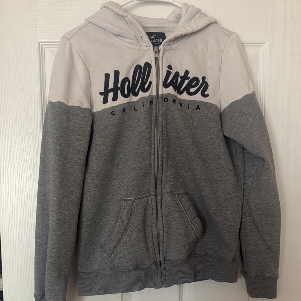 Hollister Two-Tone Gray Hoodie